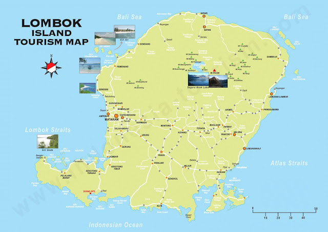 mapa lombok