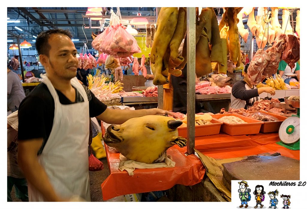 Cabezas de vaca, mercado Chow Kit