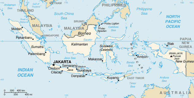 indonesia mapa