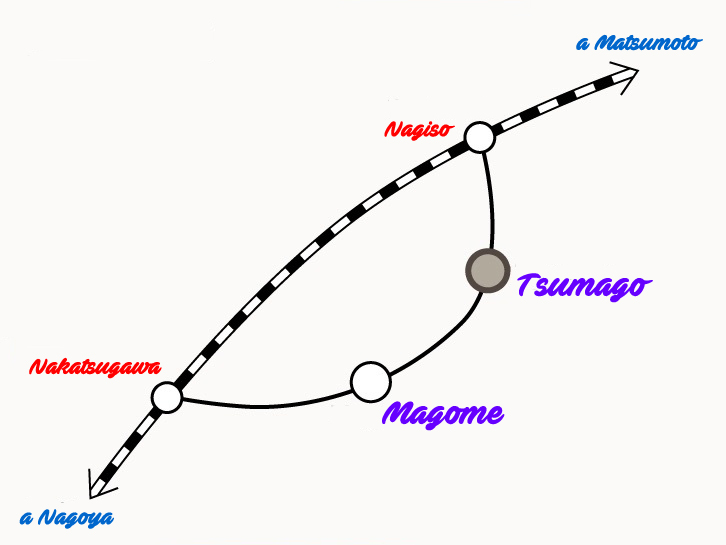 mapa tsumago magome