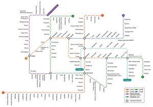 Lee más sobre el artículo Guía sobre el Metro de Busan, mapa y todas las líneas