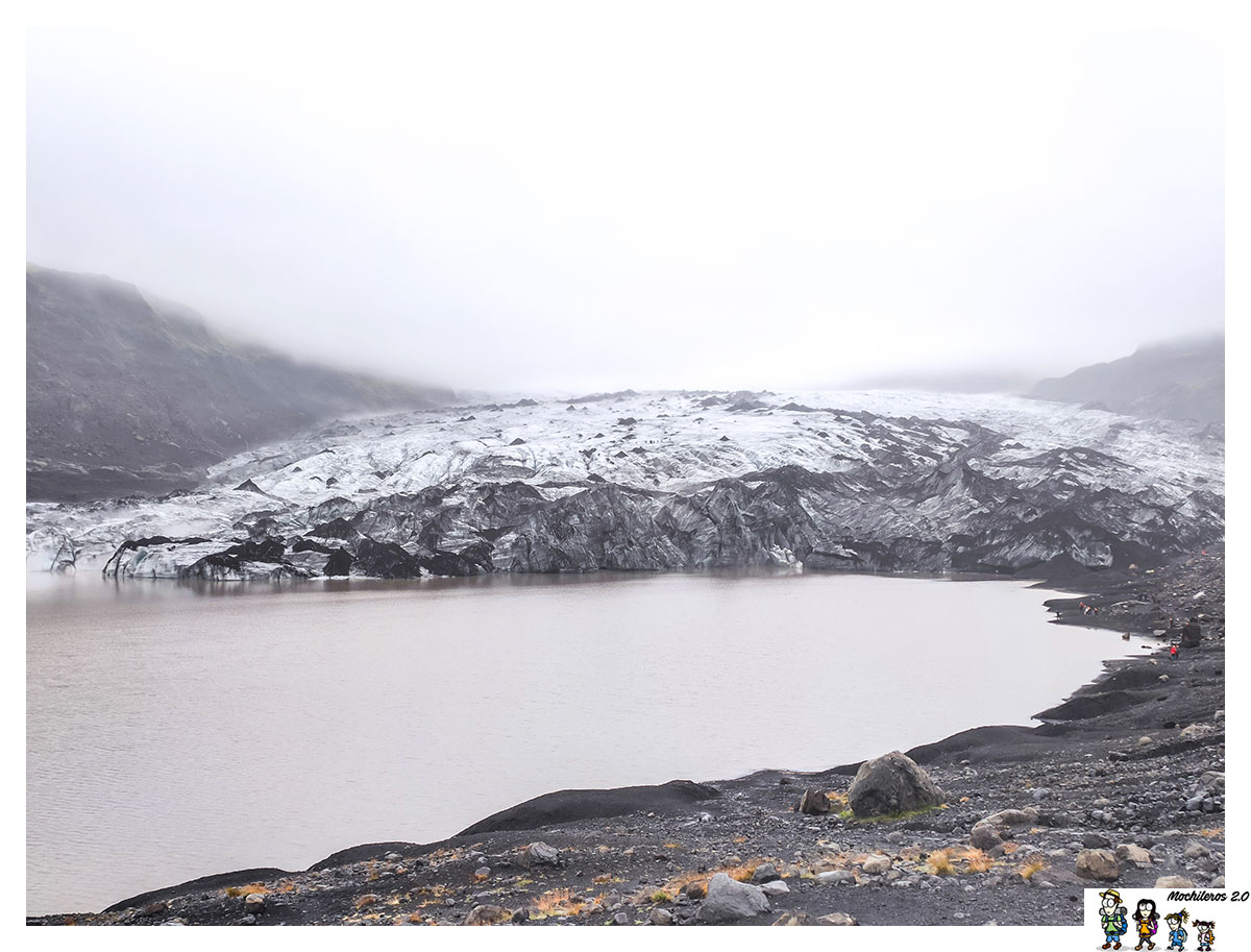 Glaciar Solheimajokull desde mirador