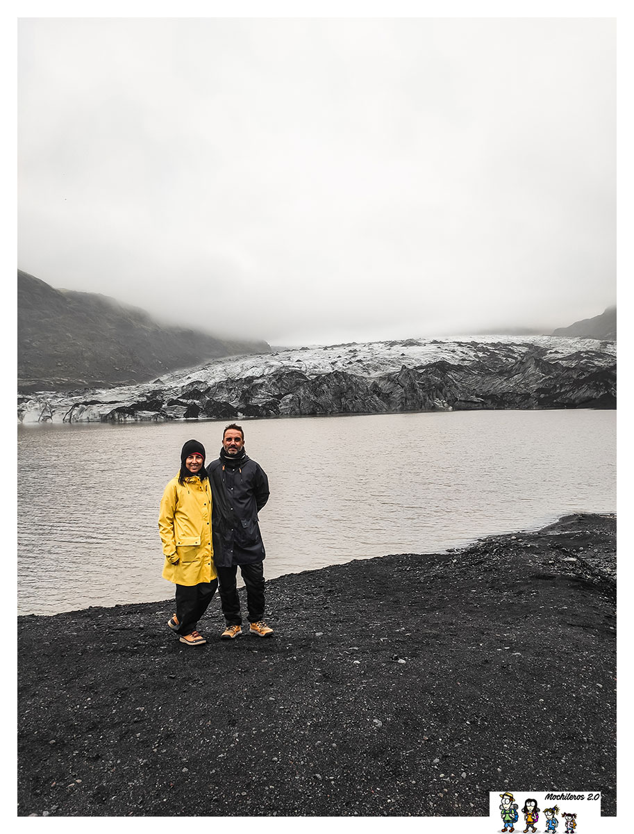 Un último vistazo al glaciar Sólheimajökull