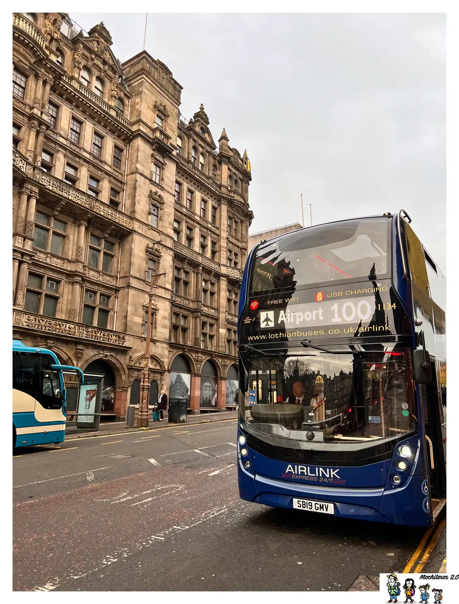 Autobús Edimburgo al centro