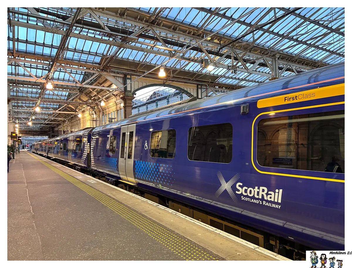 Tren entre Edimburgo y Glasgow