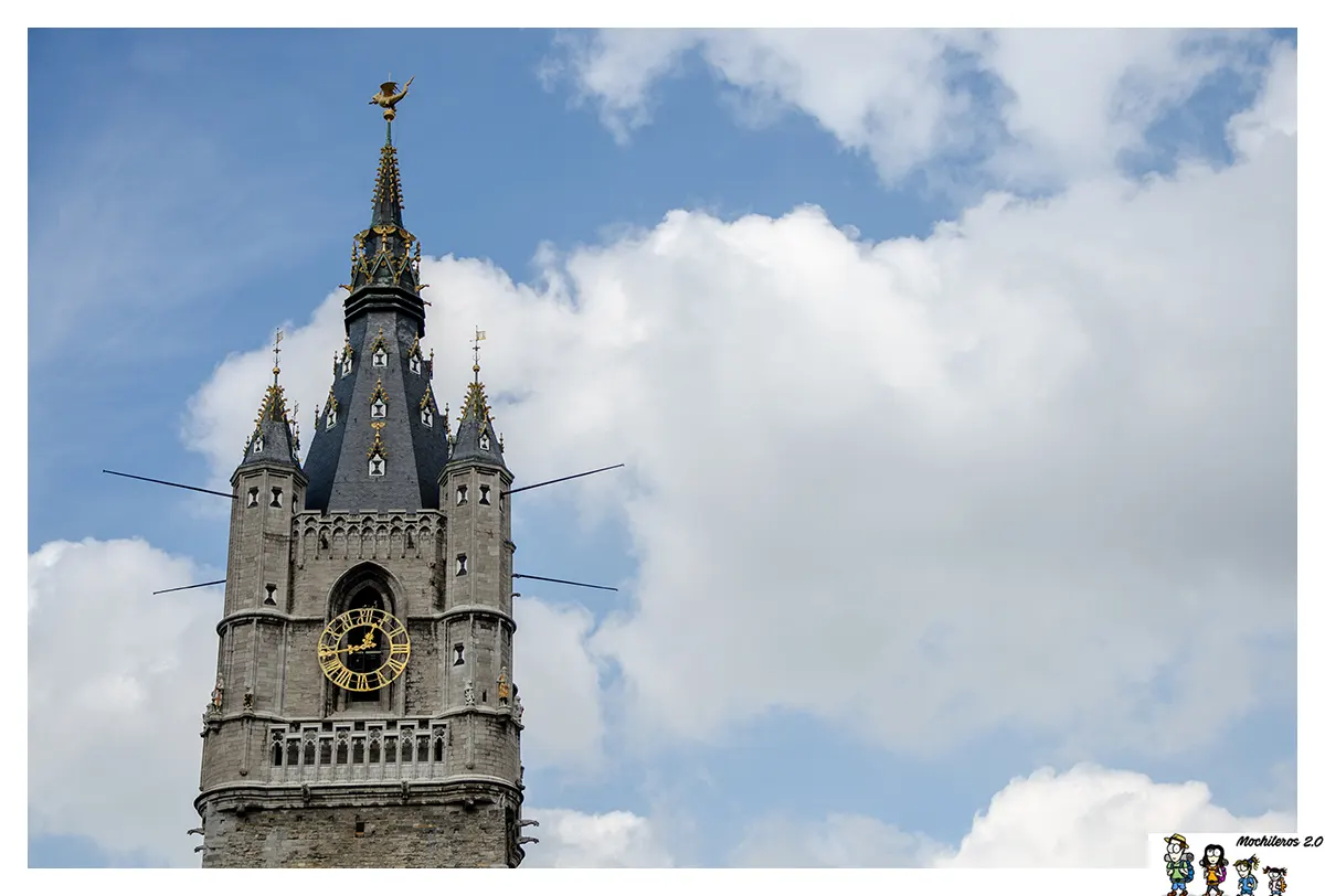 Torre del campanario de Gante