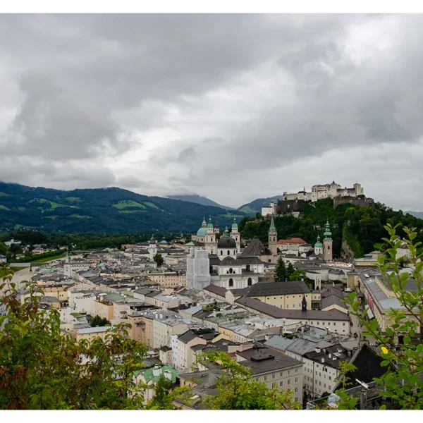 Vistas de Salzburgo desde el Monte Mönchsberg