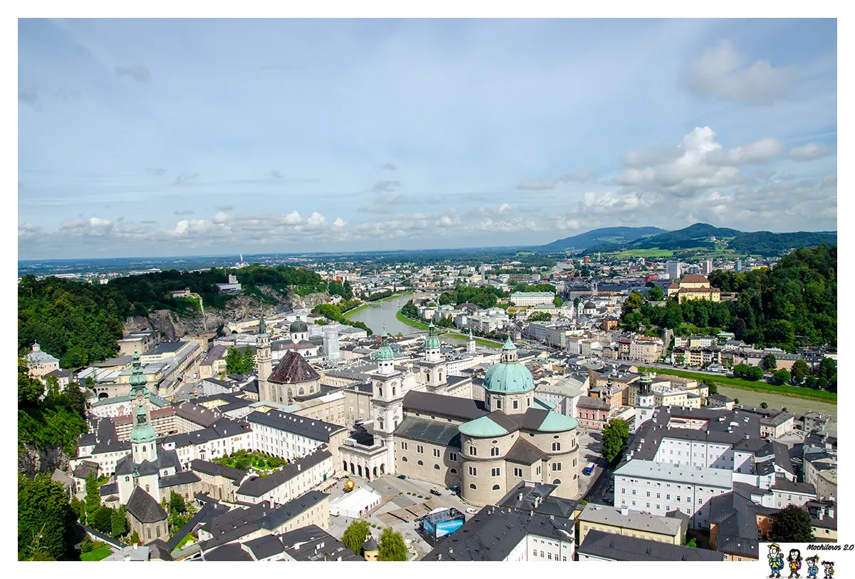 Salzburgo desde la Fortaleza de Hohensalzburg 