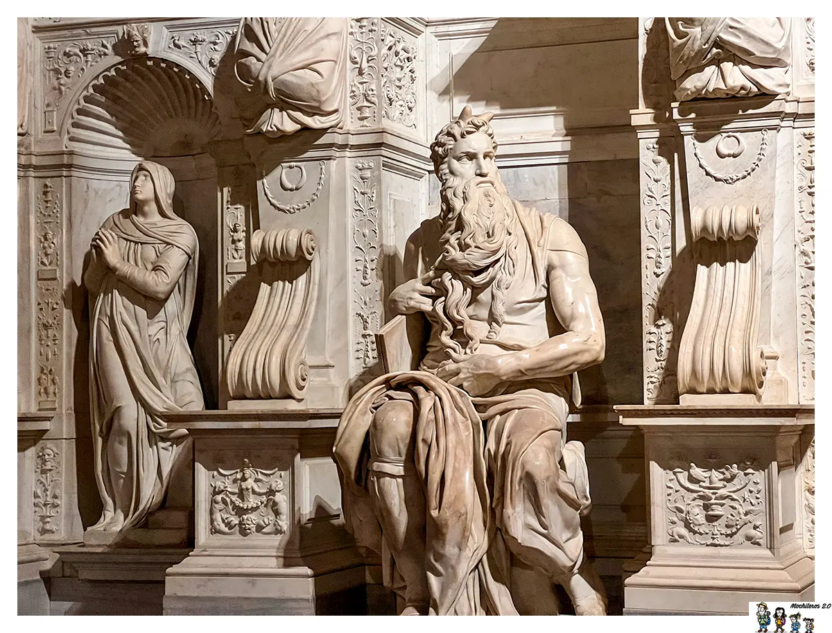 El Moisés de Miguel Angel, San Pietro in Vincoli, Roma