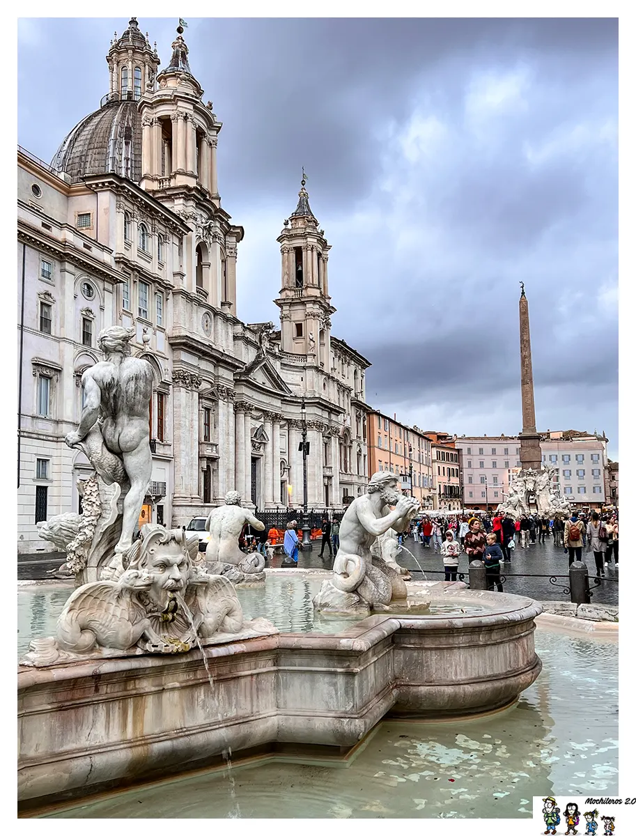 La Piazza Navona, quizás la plaza más bonita de Roma