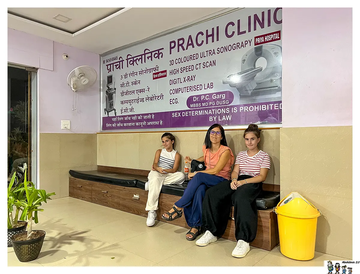 Clínica médica en India