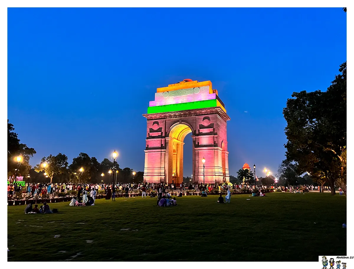 Puerta de Delhi, India Gate