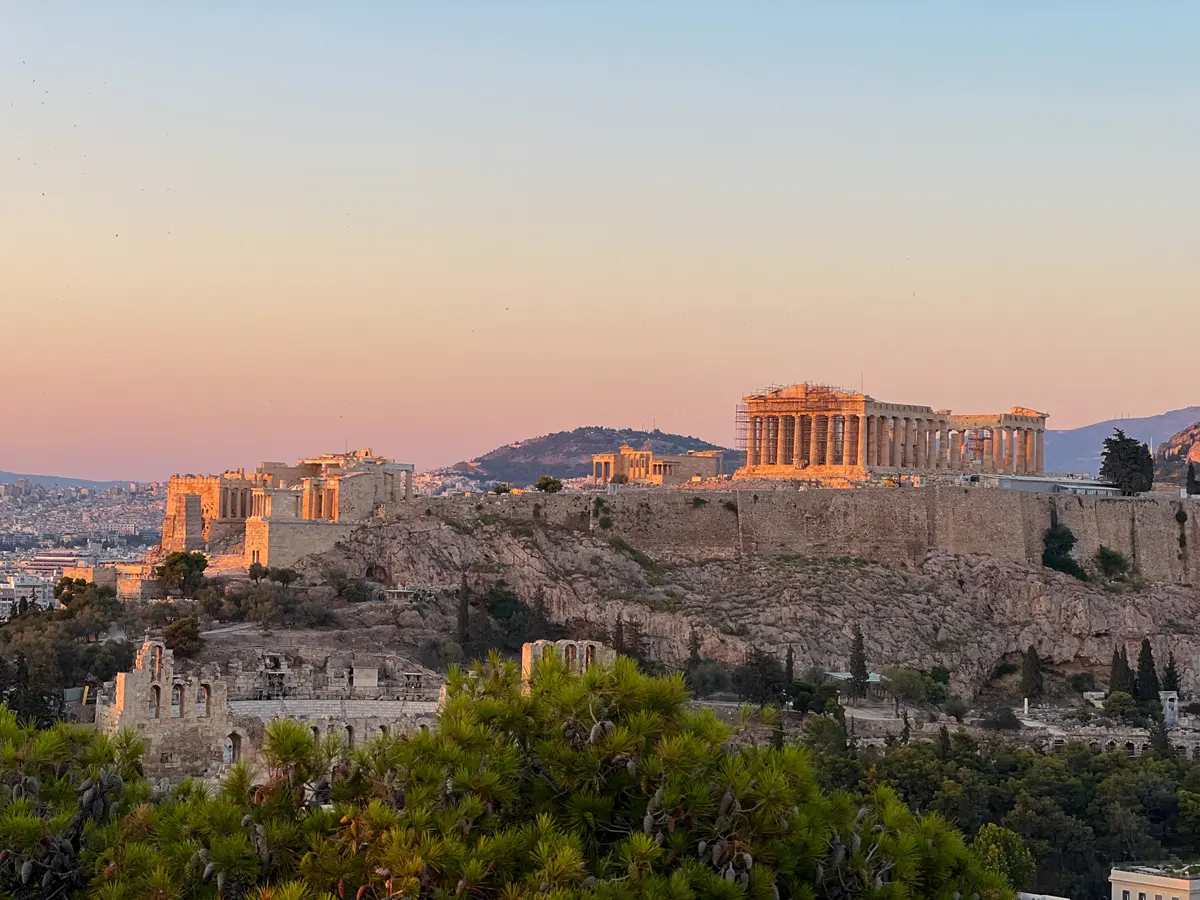 Filopapo, el atardecer más bonito de Atenas