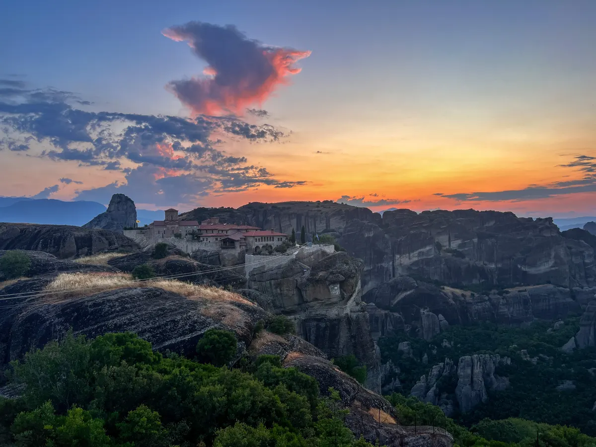Meteora Sunset