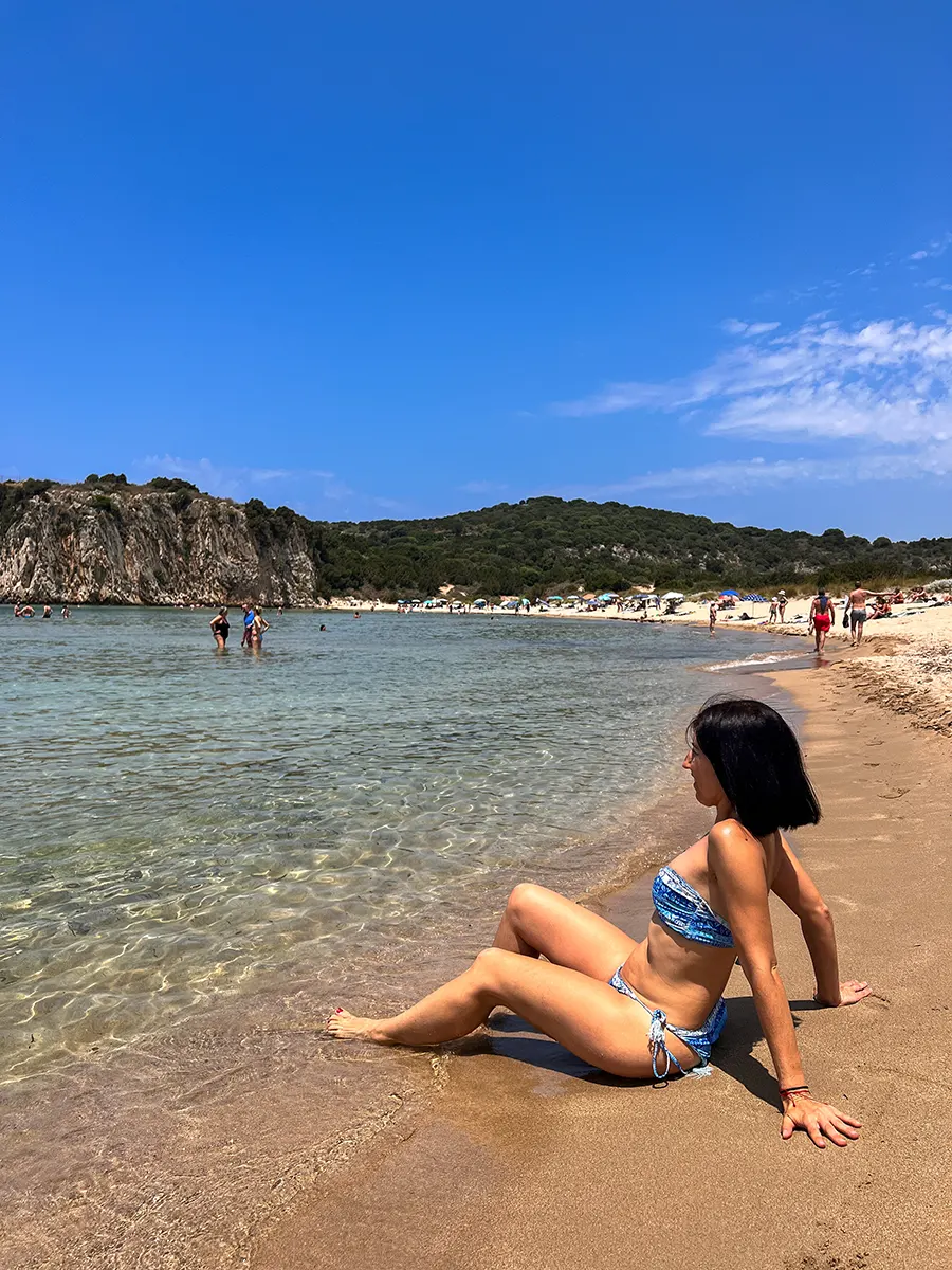 Playa de Voidokilia, de las más bonitas de Grecia