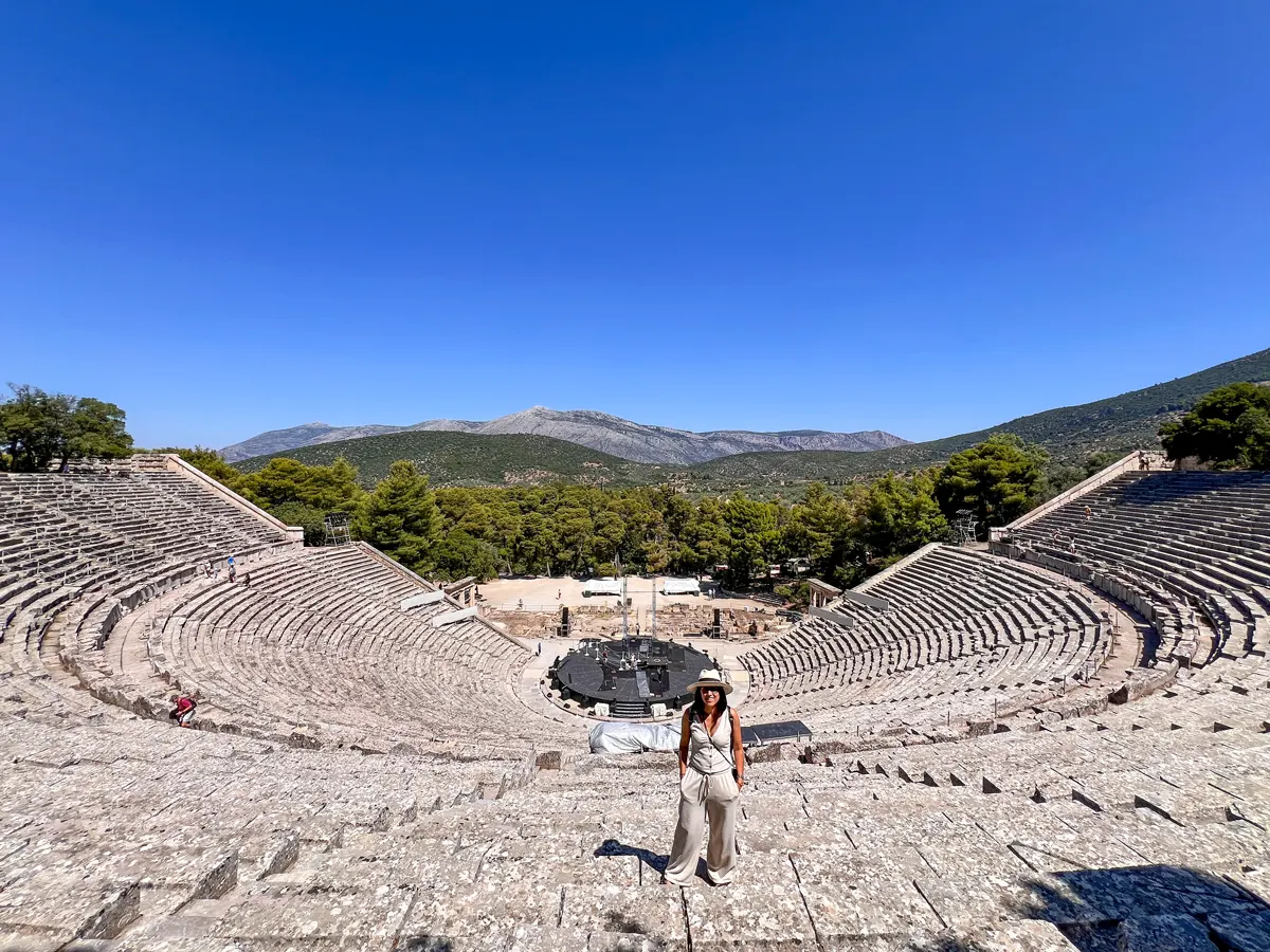 El impresionante Teatro de Epidauro