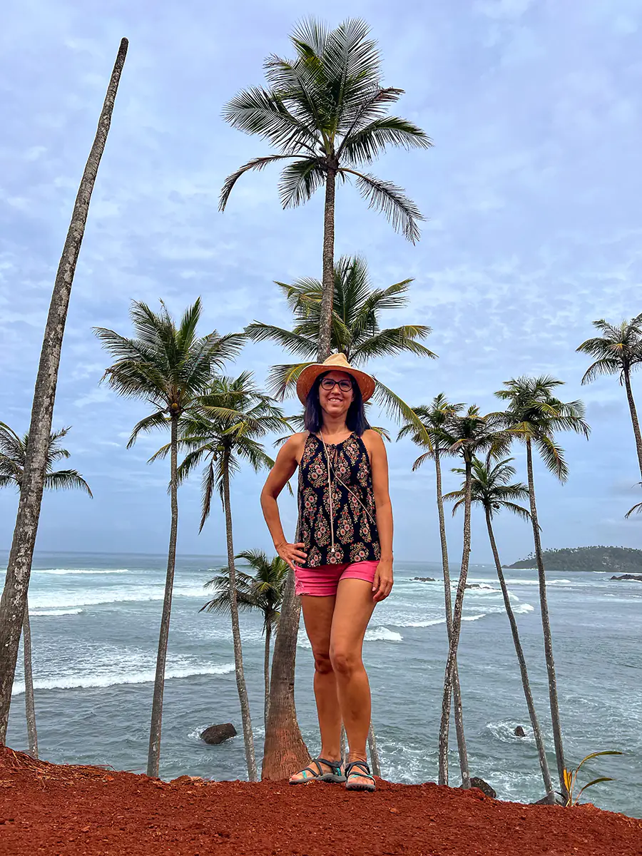 La famosa colina de los cocoteros de Sri Lanka