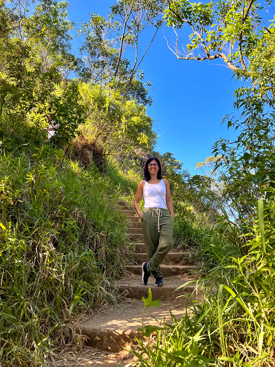 Sendero al Little Adam`s Peak, Ella