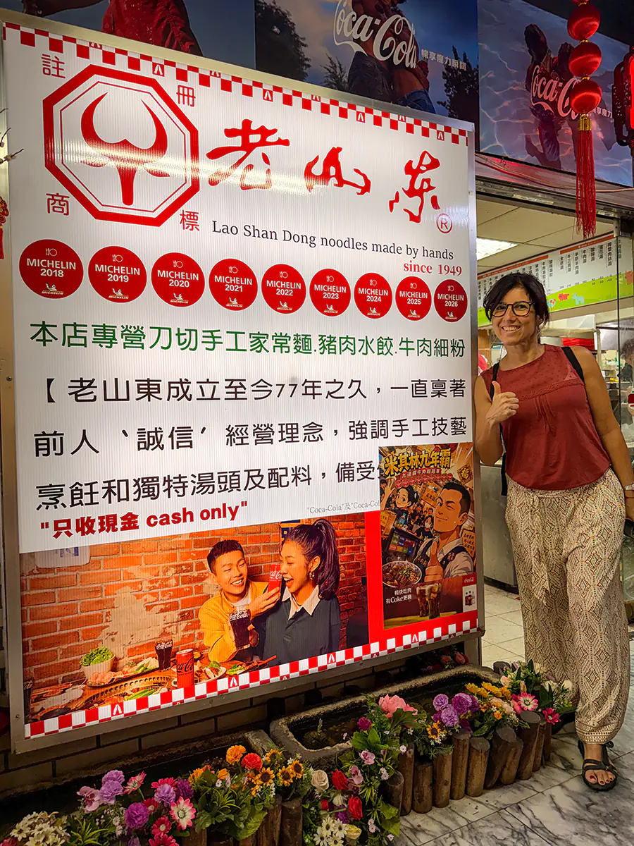 menus restaurantes taiwan Cartel en chino en Restaurante