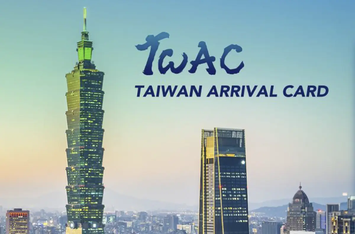 taiwan arrival card taiwan arrival card