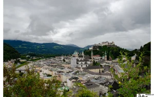 Vistas de Salzburgo desde el Monte Mönchsberg